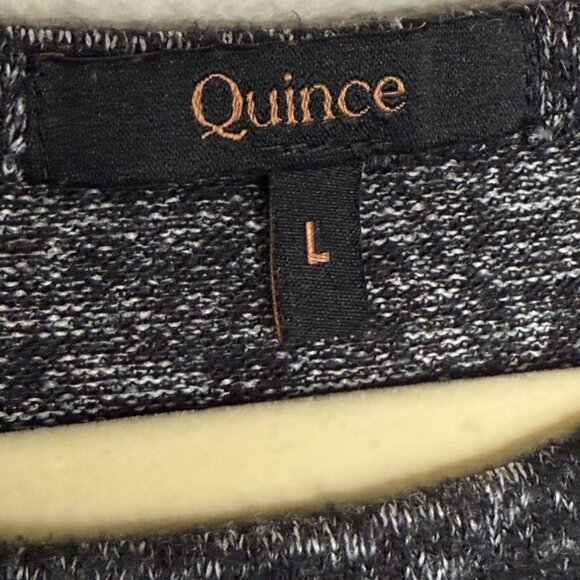 Quince Brushed Long Sleeve Lounge Tee, L - Picture 6 of 8